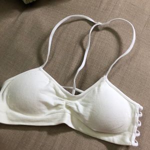 White bralette from Aeropostale
